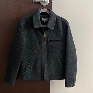 L.L. Bean Signature Size Small Men’s Gray Wool Coat